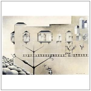 Oil On Panel, Dated And Signed - Serge Fontigny, 1976