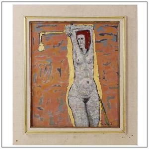 Oil On Canvas - Signed Masaki And Dated 1980