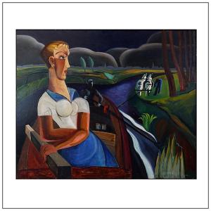 Jean Leroy (attributed) (1896 - 1939) Painting On Panel - Signed Lower Right