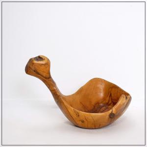 Vintage Olive Wood Bowl