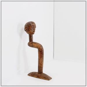 African Carved Wooden Statue - Congo