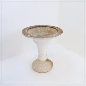 Mid-century Style Outdoor Stone Planter
