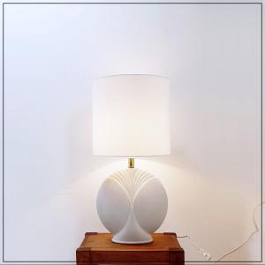 Large Porcelain Table Lamp - 20th Century