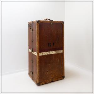 Antique Wardrobe Trunk "travel Trunk", Circa 1930