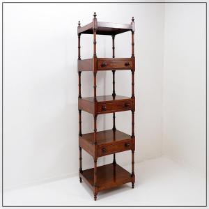 "whatnot" Mahogany Shelf, 19th Century, England