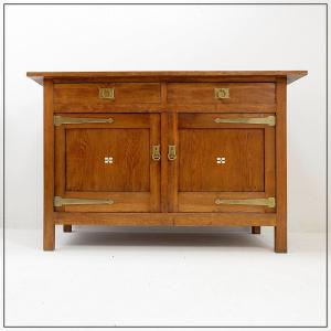 Antique Art Nouveau Style Sideboard From The 20th Century