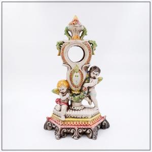 Antique Porcelain Piece In The Rococo Style - 19th Century - Without The Clock.