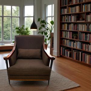 Mito Armchair By Philip Nimmo In Wood And Bronze, United States, 2010