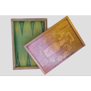 Grand Tric-trac, Backgammon De Bistrot, Luxurious Advertising Inlaid
