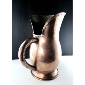 Copper Measure From Winemaker Mr. Cifre, Half-decalitre, Circa 1840, Nice Shape