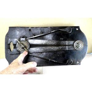 Large French Wrought Iron Lock, Directoire Period, 42cm