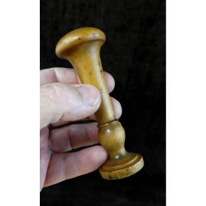 Lodge Seal, Radiant Delta, Carved Boxwood, Circa 1800