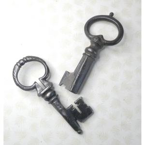 2 Cassette Keys, Renaissance-louis XIII Period