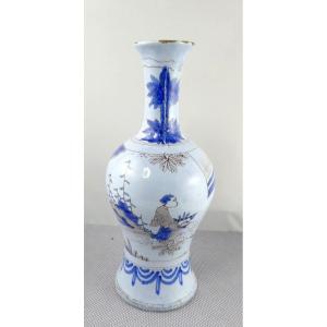 Beautiful Earthenware Bottle From Nevers, 17th Century, Good Condition