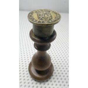 Beau Sceau Du 18e Siècle, Blason De Vaulserre En Viennois