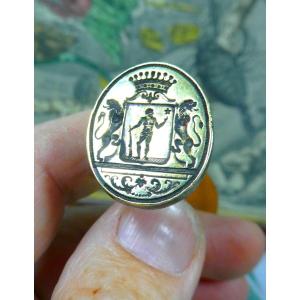Cachet Buis Du Comte, Hercule, France, Vers 1820