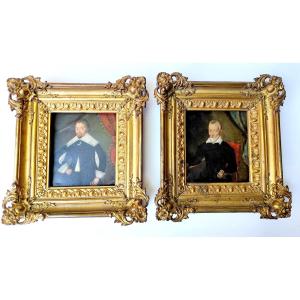 Copper Miniatures, 1629, Gentlemen Of Fontarèches Castle, Duchy Of Uzès