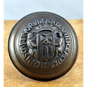 Order Of Malta? Bronze Doornail, Arma Militia Redemtionis Captivorum