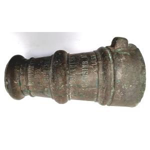 The Large Bombard Of Rochefort, Engraved Cast Bronze, 20kg+