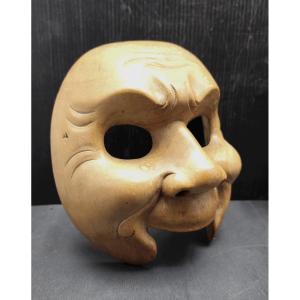 Carved Wooden Half-mask, 20th Century, Java Or Indonesia 