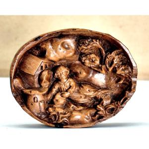For Those Who Love Boxwood: St. Jerome, Sculpted Miniature, Late Gothic