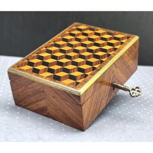 Parisian Miniature Inlaid Box From Second Empire