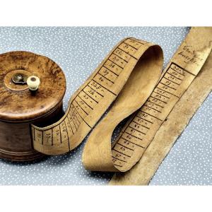 Winemaker, 1820: Rare Handwritten Measure Of 300 Hectoliters, Turned Burl Wood