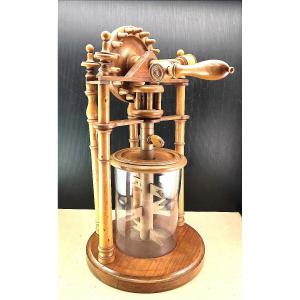 Turned Boxwood, Kitchen Churn, Beautiful, Louis Philippe Period 