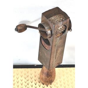 Tinplate Nutmeg Grater, 1877, Rare James Hughes Model