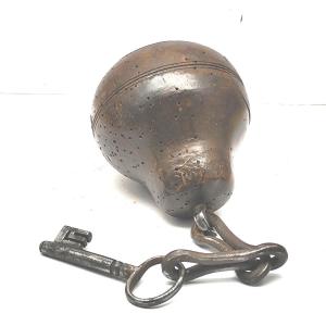 Cabinet Key And Its Pear, Amusing 18th-century Primitive