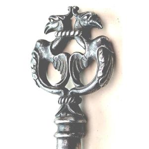 Chimera Cassette Key, France, Renaissance Style, 7.8cm