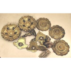 Nice Lot Of Furniture Bronzes, Including Légion d'Honneur, 18th And 19th Century