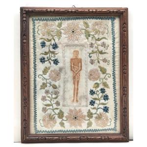 Monastic Work From 19th Century: Embroidered Holy Shroud