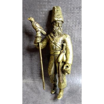 Le Robinson Des Pendules, Bronze Character, Late 18th Century