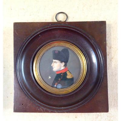 Miniature Of Napoleon, Young, In General's Uniform, Circa 1805