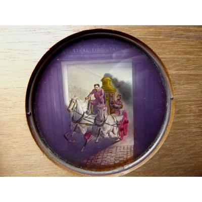 Ny Firemen, 19th Century Magic Lantern Plate: Mac Allister