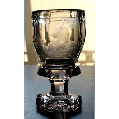 Aesculapius Intaglio On Honor Glass Of Dr. Hugo Rühle, 1855