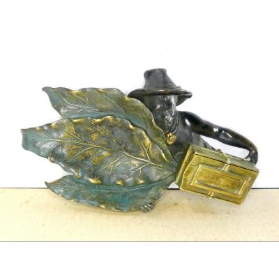 Tobacco ! Africanist Patinated Bronze, Circa 1900