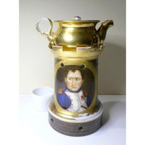 Napoleon Glory Nightlight, Paris Porcelain, 1840