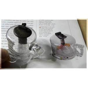 Provençal Tiny Oil Lamp , Blown Glass 18th Century, Museum