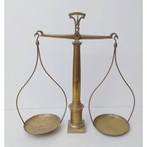 Beautiful Apothecary Balance, Hallmarked, Circa 1830 