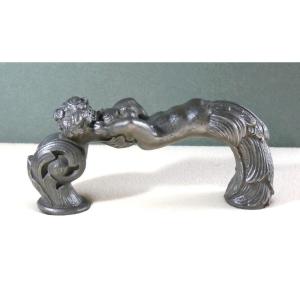 Door Knocker, Abundance, Cast Iron, 19th Century, Good Condition