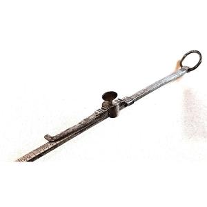 Winegrower's Art: Velte Iron, Forged Slider, Engraved, Early 19th Century: Something Rare
