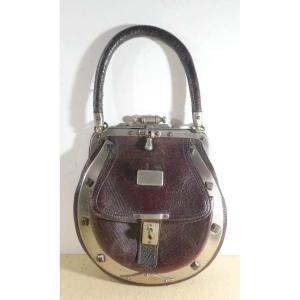 Luxurious Small Horseshoe Luggage, Circa 1900