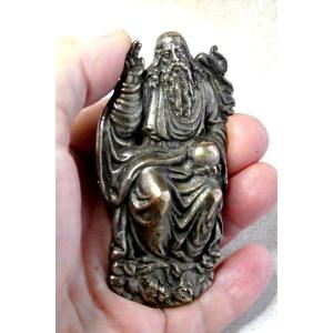 Jehovah, Rare Bronze Figuration, French 17th Century