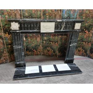Louis Style Marble Fireplace In Two Colors