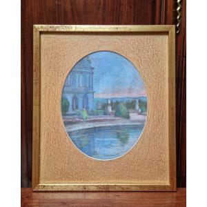 Gouache By Paul Bourdier Representative Versailles