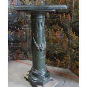 Late 19th Century Marble Presentation Column