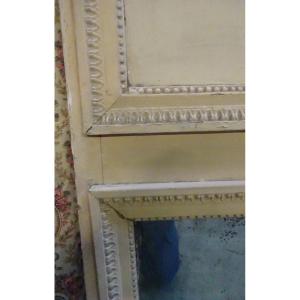 Louis XVI Period Trumeau In Painted Wood