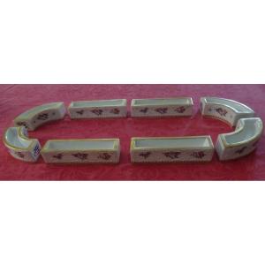 Decorated Paris Porcelain Table Runner Or Centerpiece